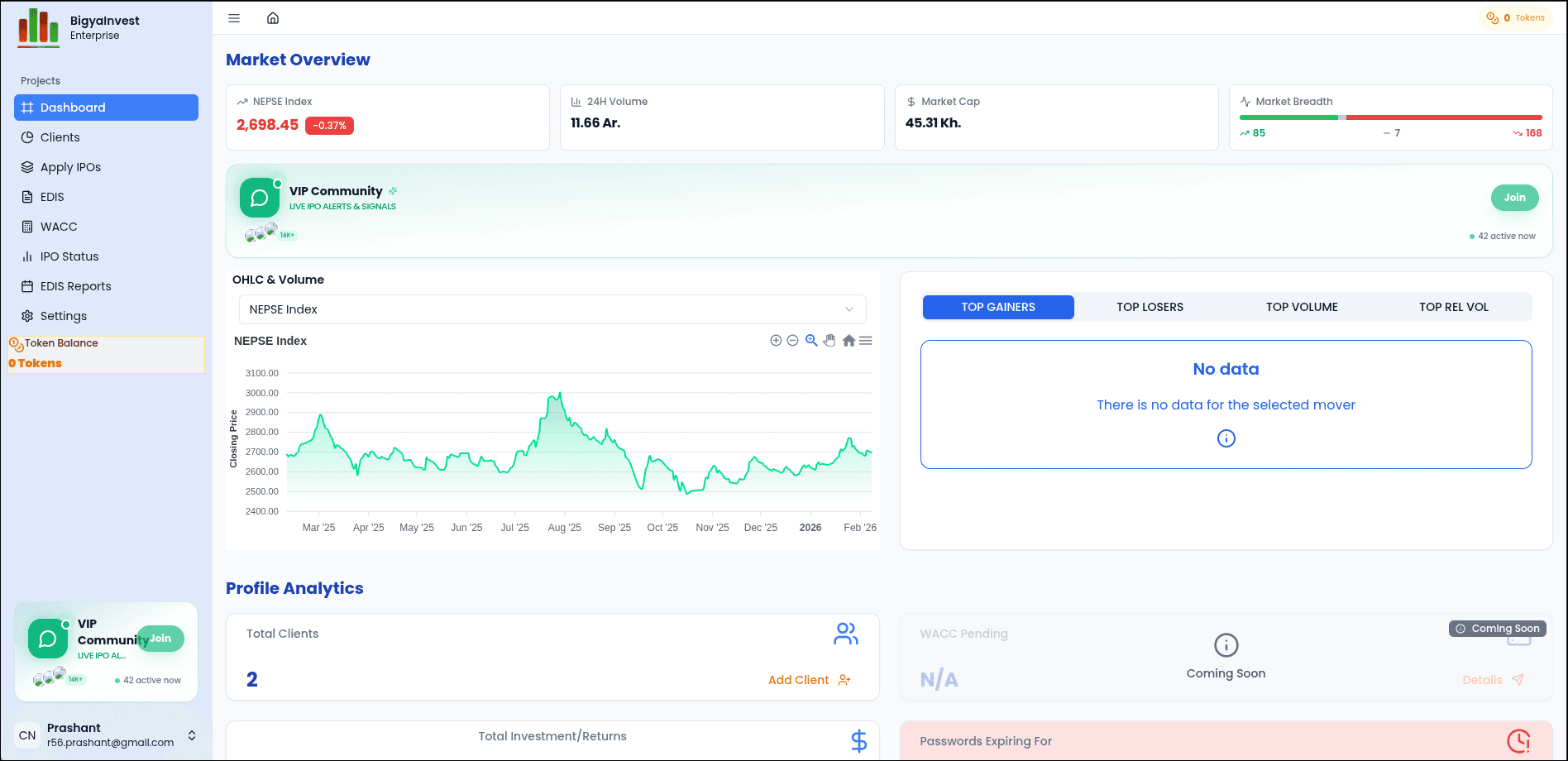 BigyaInvest - Investment Platform